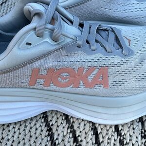 HOKA Women’s Bondi 8 Harbor Mist/Lunar Rock Size 7.5B. NWOT